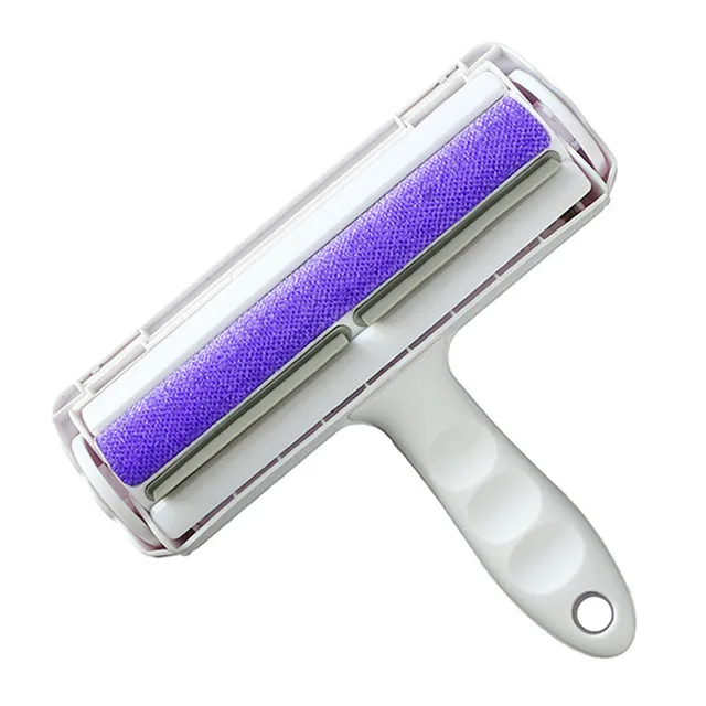 Brosse anti peluche - brosse magique violet