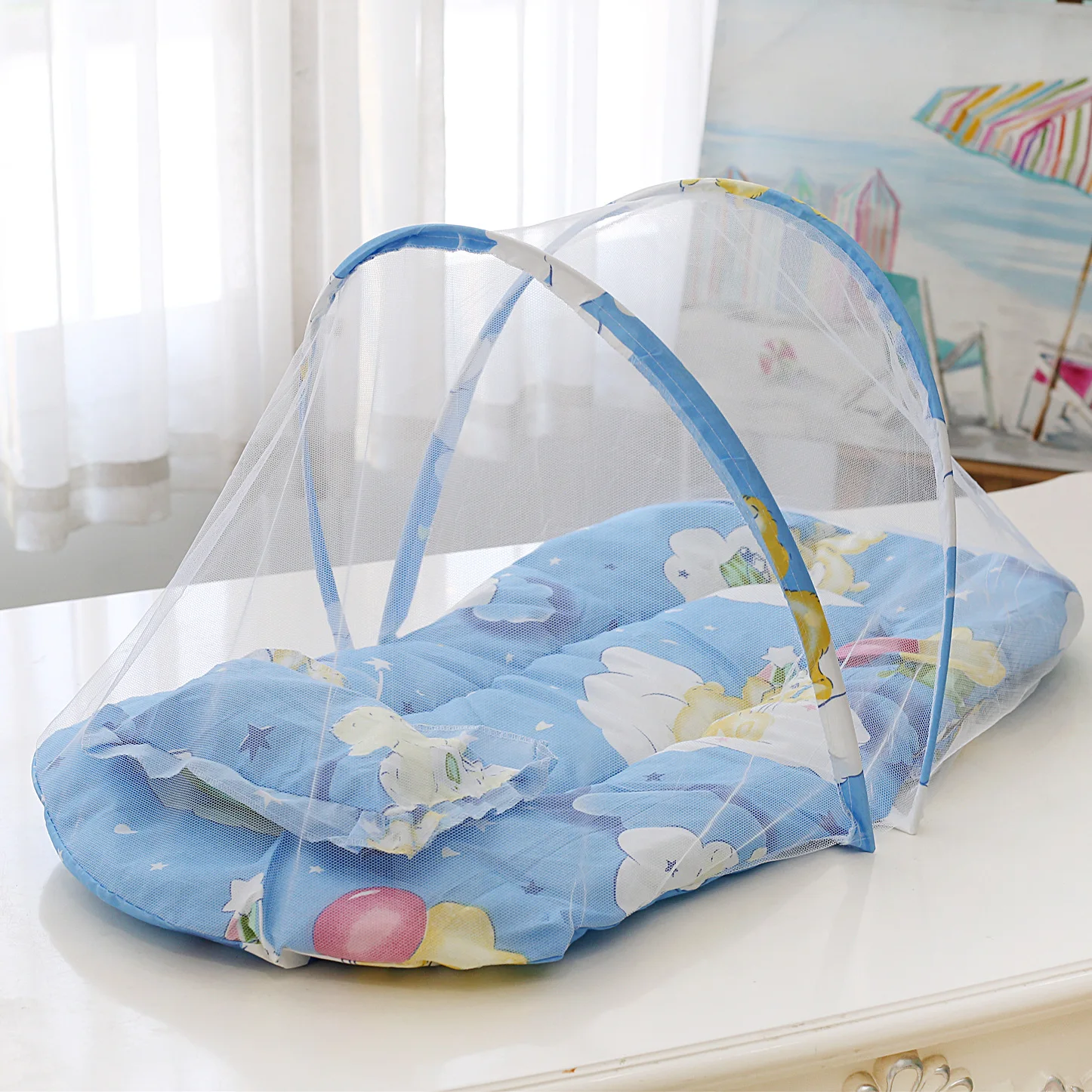 rêve bleu, cocoon enchanté, plage douce