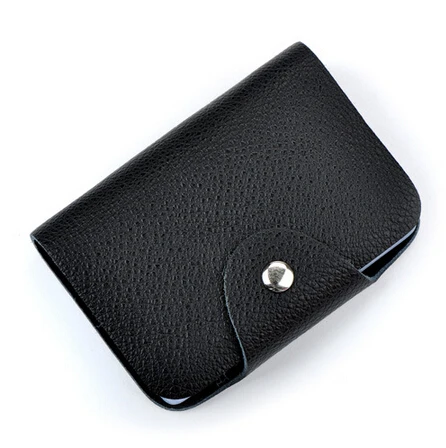 Porte carte cuir homme luxe - noir élégance
