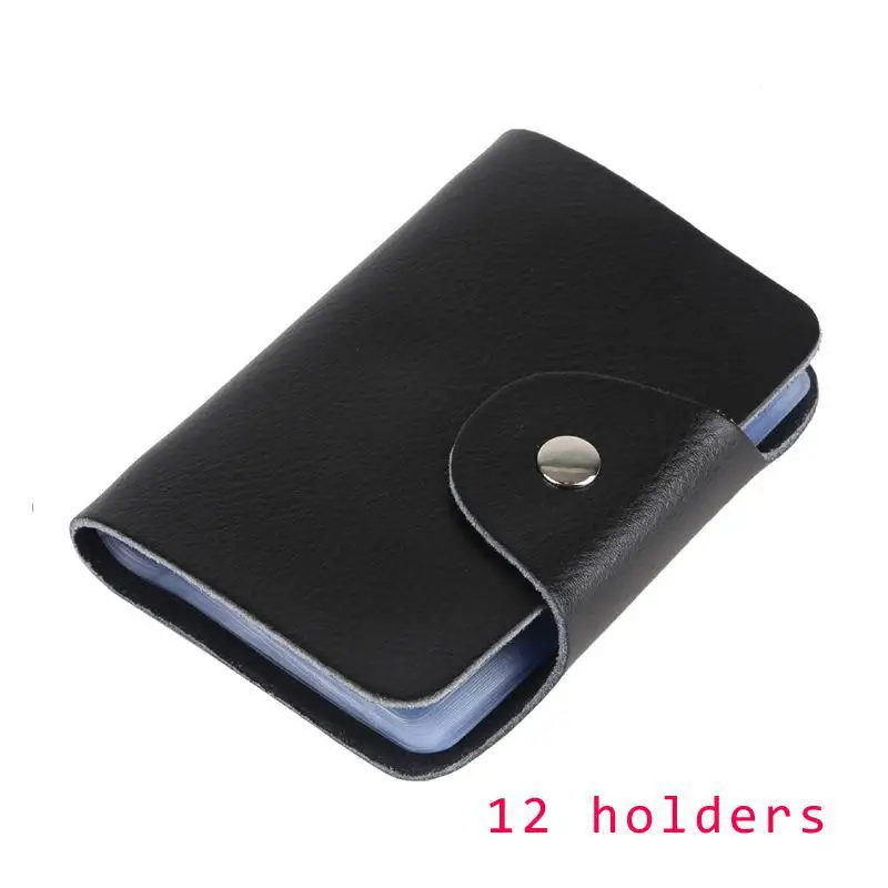 Porte carte cuir homme - noir étoilé