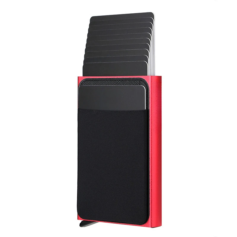 Porte carte homme - rouge élégance