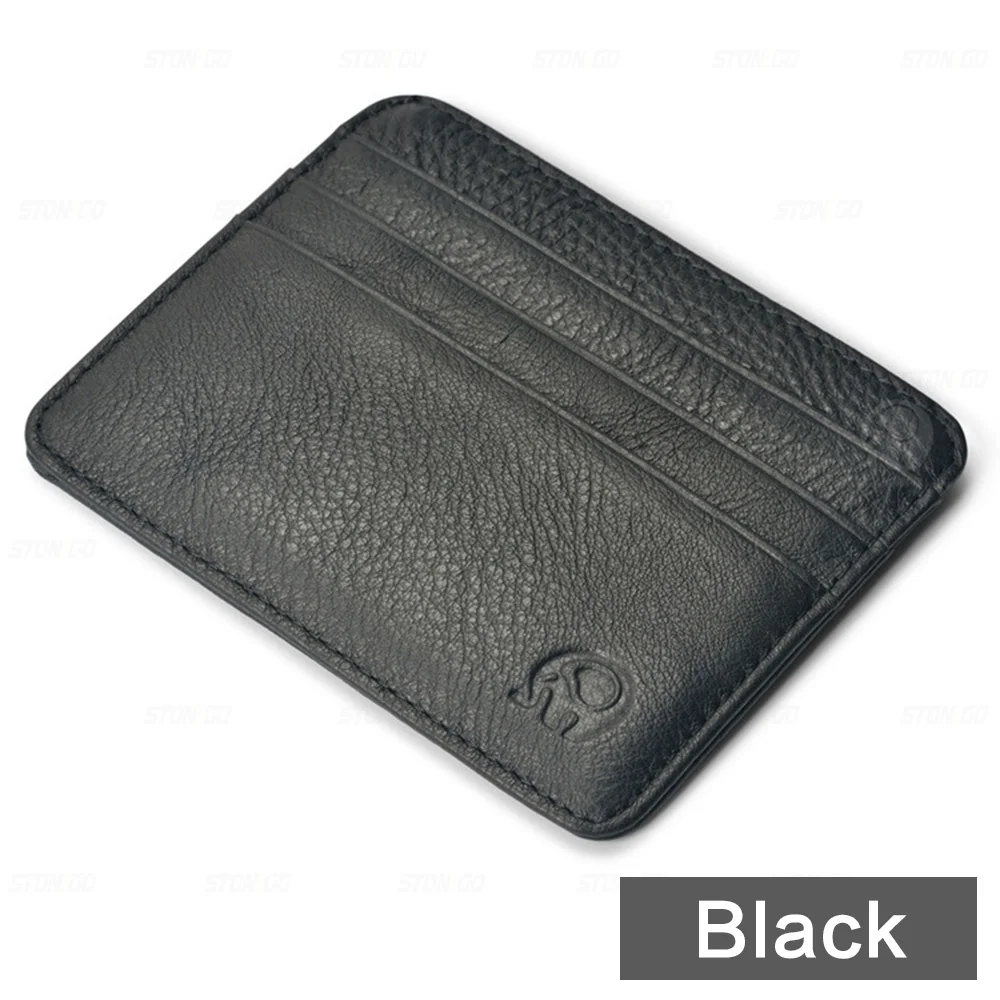 Porte carte homme - cuir ébène chic
