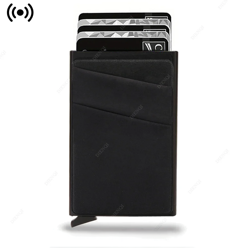 Porte carte homme - noir élégant