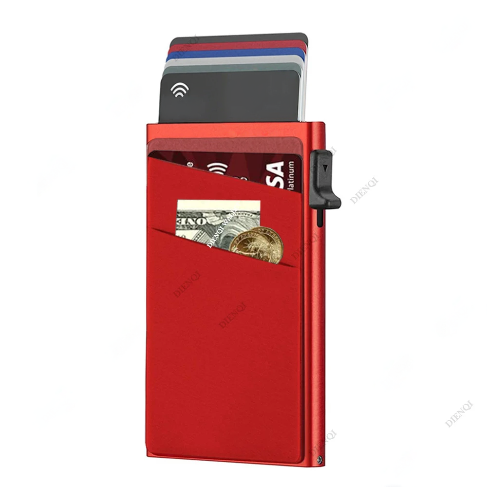 Porte carte homme - rêve rouge