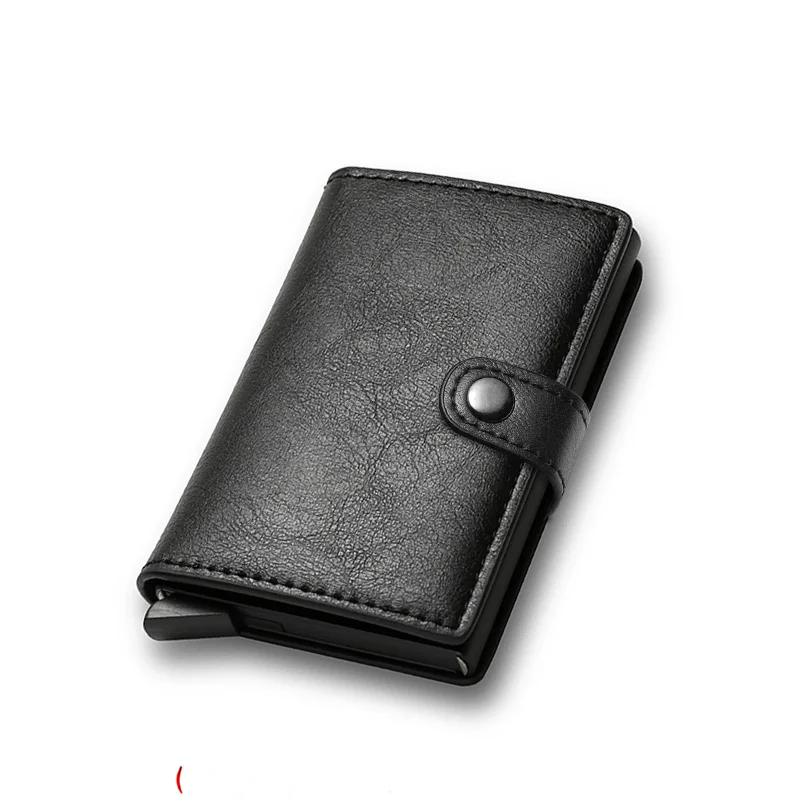 Porte carte homme - noir élégance
