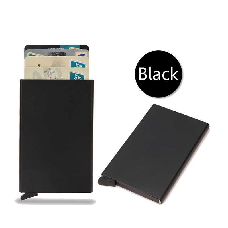Porte carte homme - noir élégant