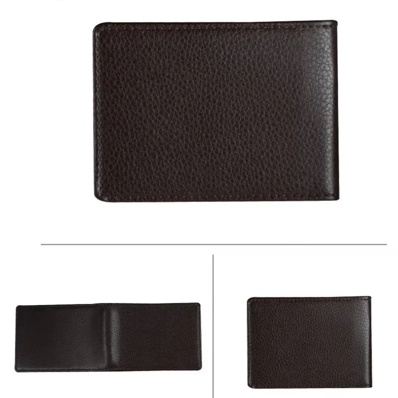 Porte carte cuir homme luxe - cuir ébène élégant