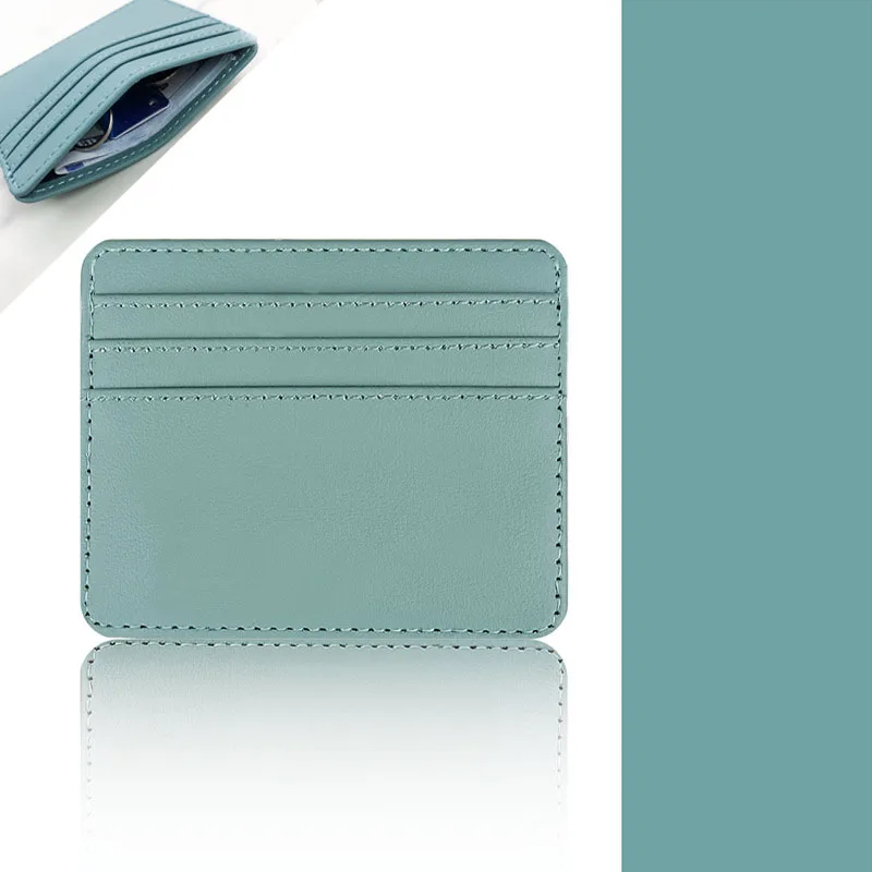 Porte carte cuir homme luxe - cuir émeraude