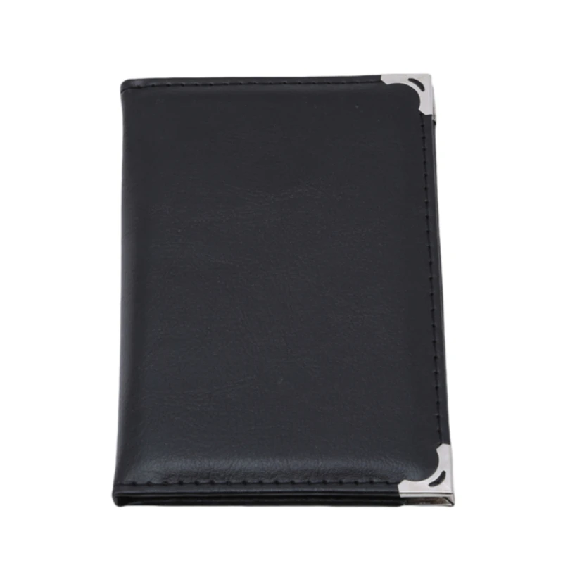 Porte carte homme - cuir élégant noir