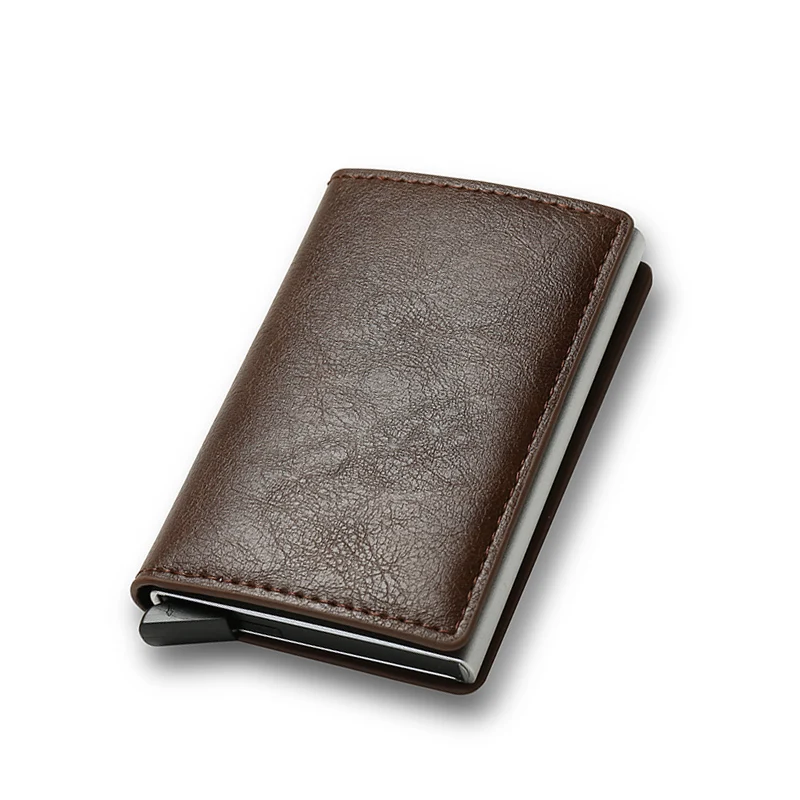 Porte carte homme - élégance brune