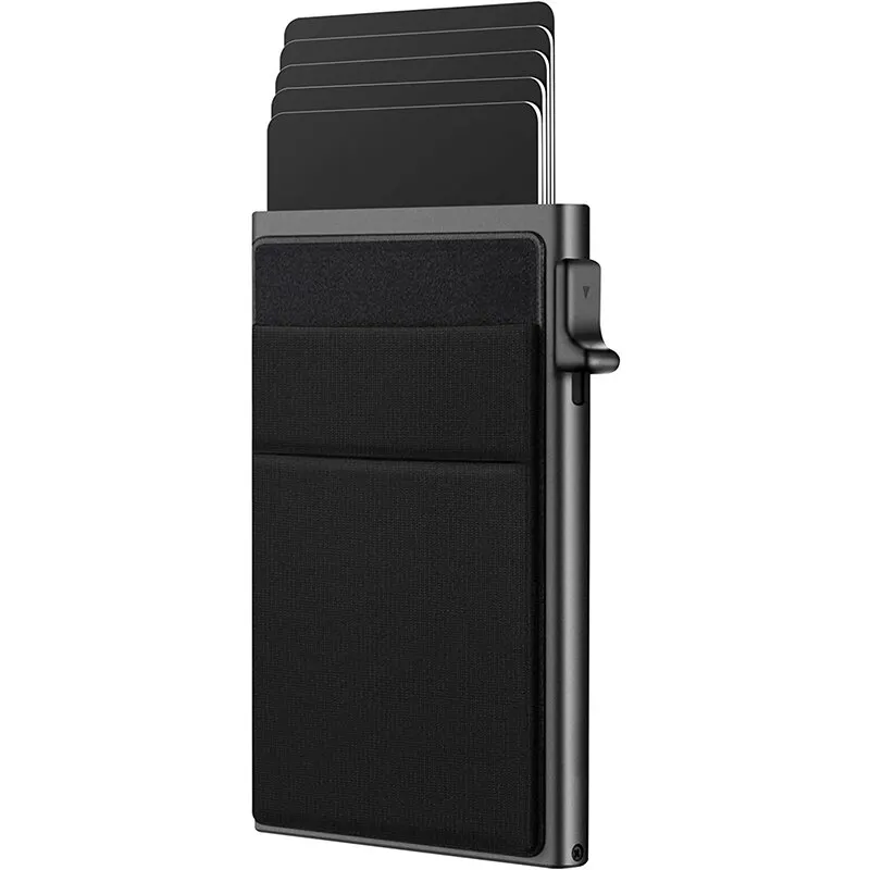 Porte carte homme - noir élégant