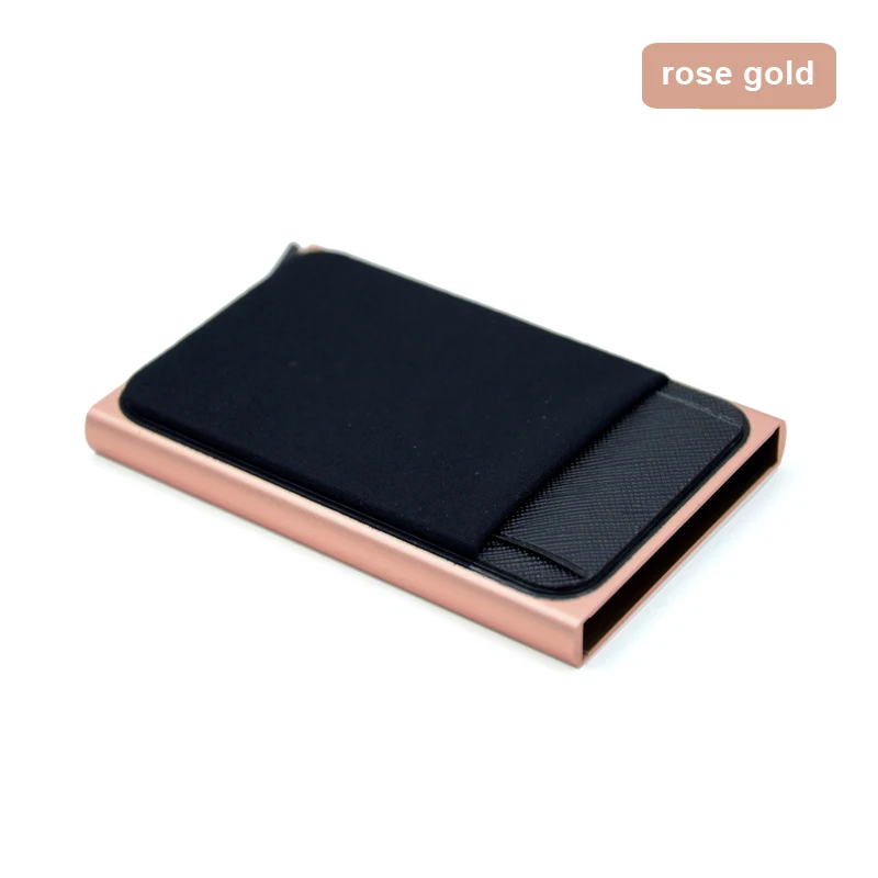 Porte carte homme - noir élégance métallique