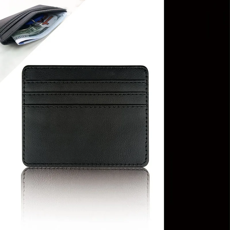Porte carte cuir homme luxe - noir élégant