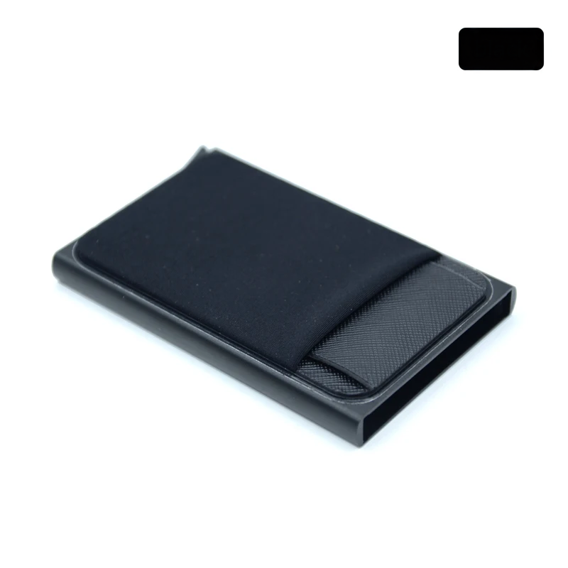 Porte carte homme - noir élégant