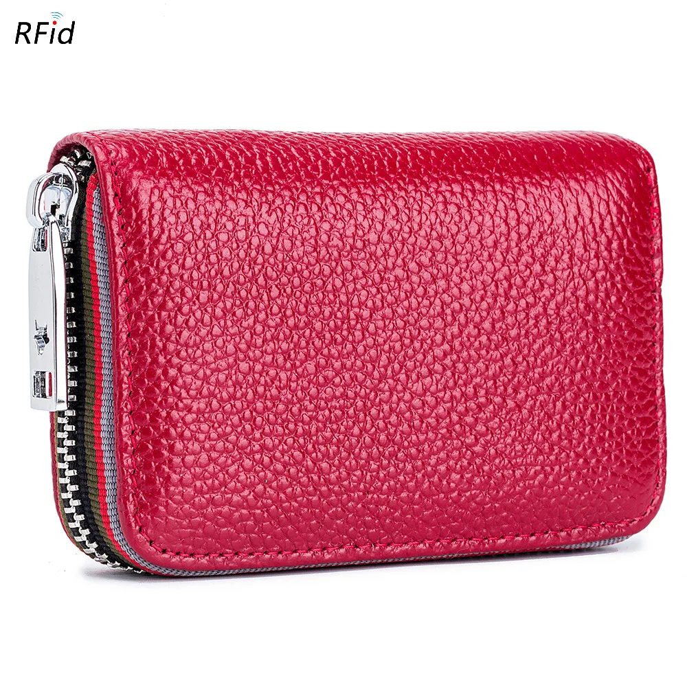 Porte carte cuir femme - rêve écarlate