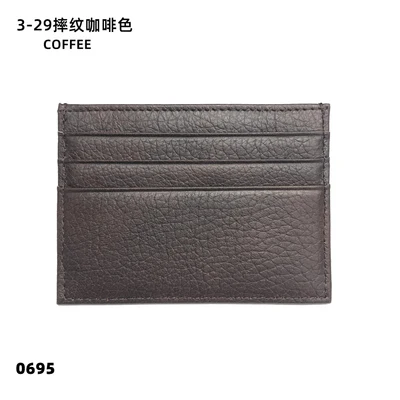 Porte carte femme luxe - cuir brun élégant