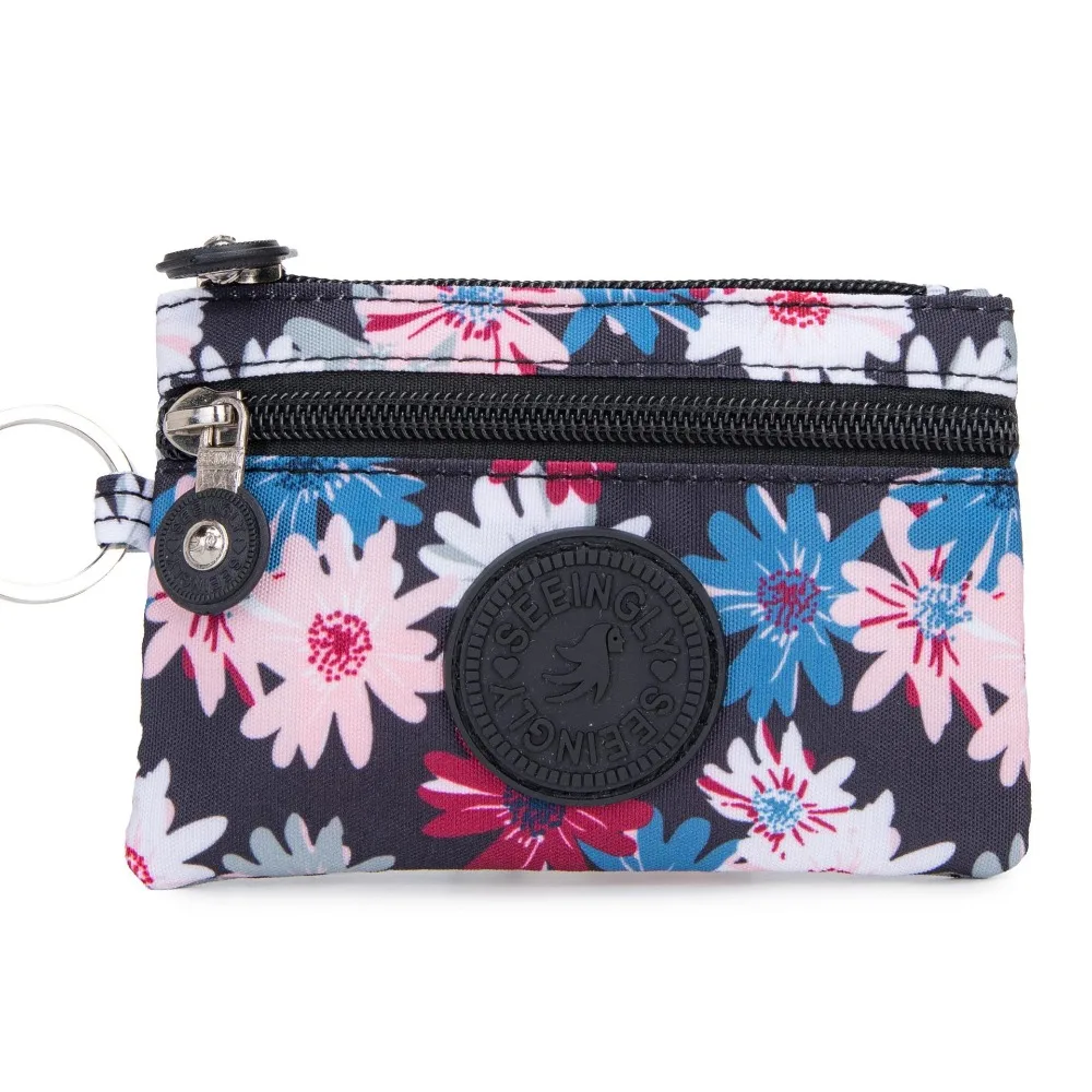 Porte carte porte monnaie femme - fleur de velours