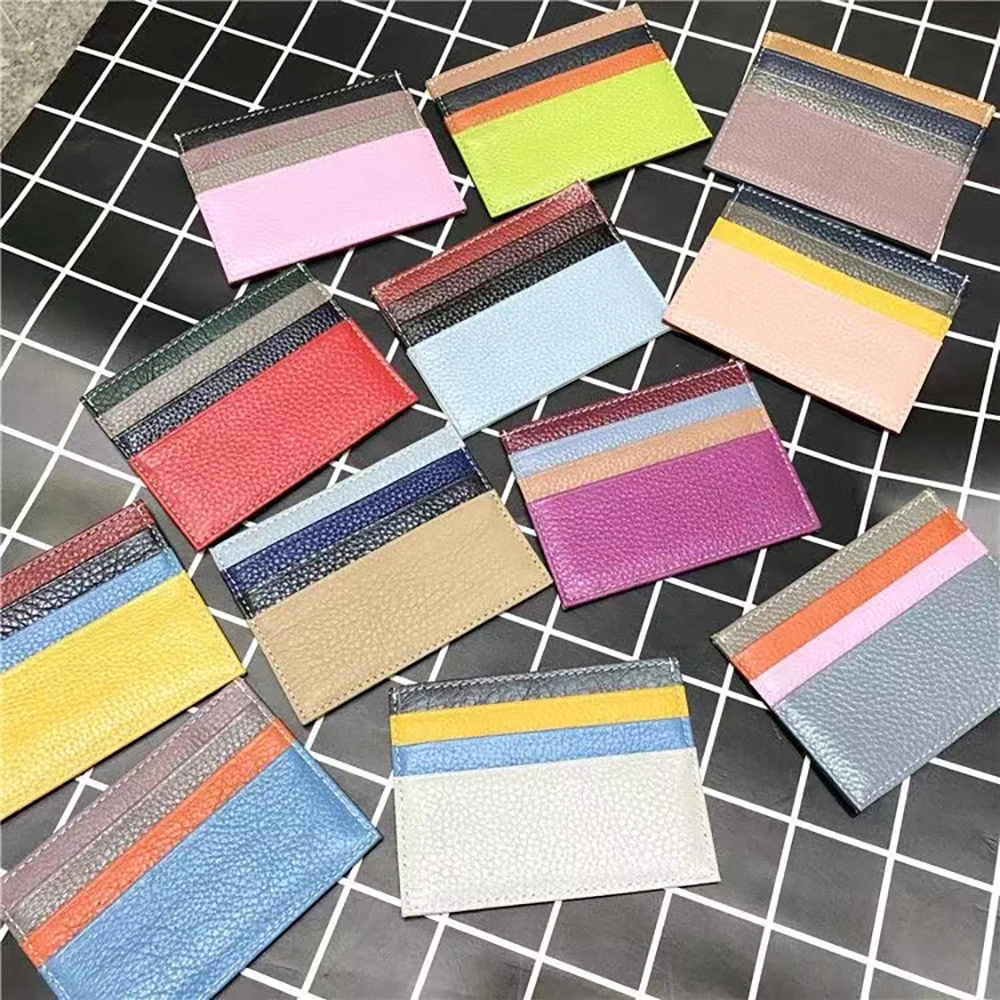 Porte carte femme luxe - cartes en cuir
