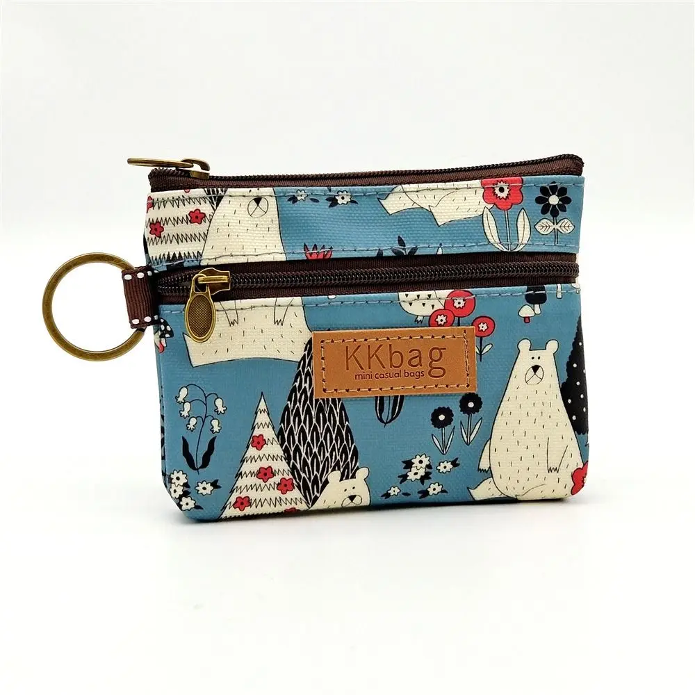 Porte carte porte monnaie femme - pochette ourson joyeux