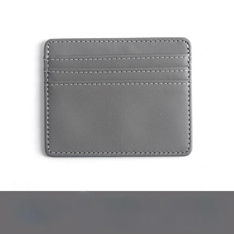 Porte carte en cuir femme - cuir épuré