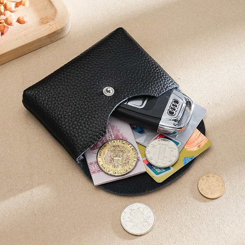 Porte monnaie carte femme - portefeuille ébène chic
