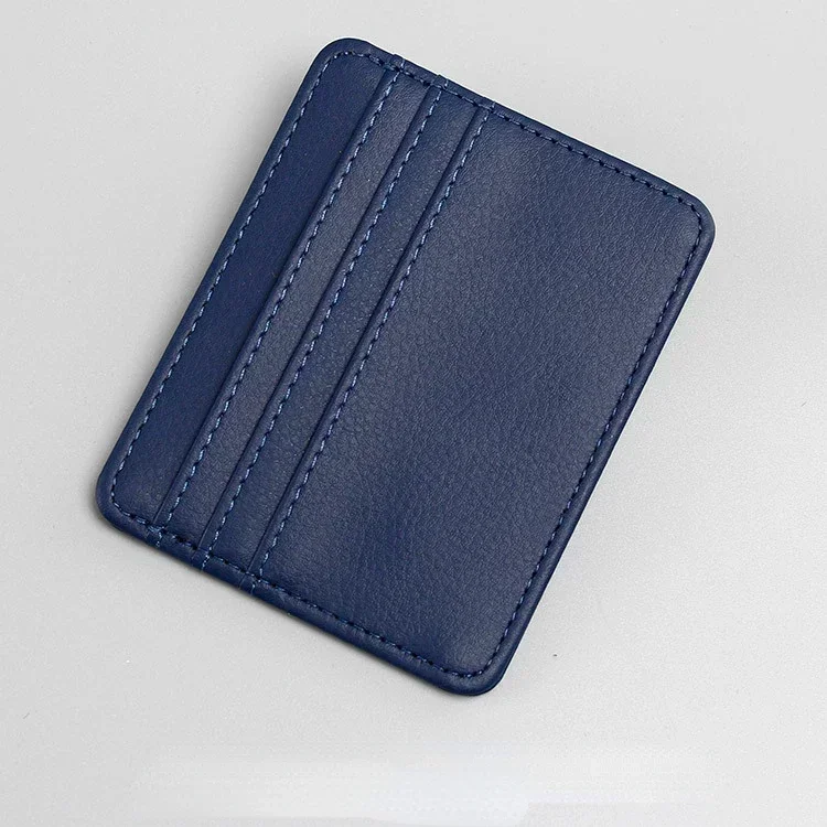 Porte carte en cuir femme - nuit étoilée