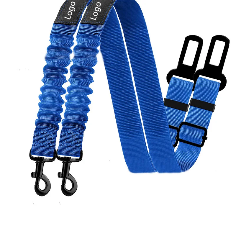 Harnais pour chien en voiture - ceinture canine céleste