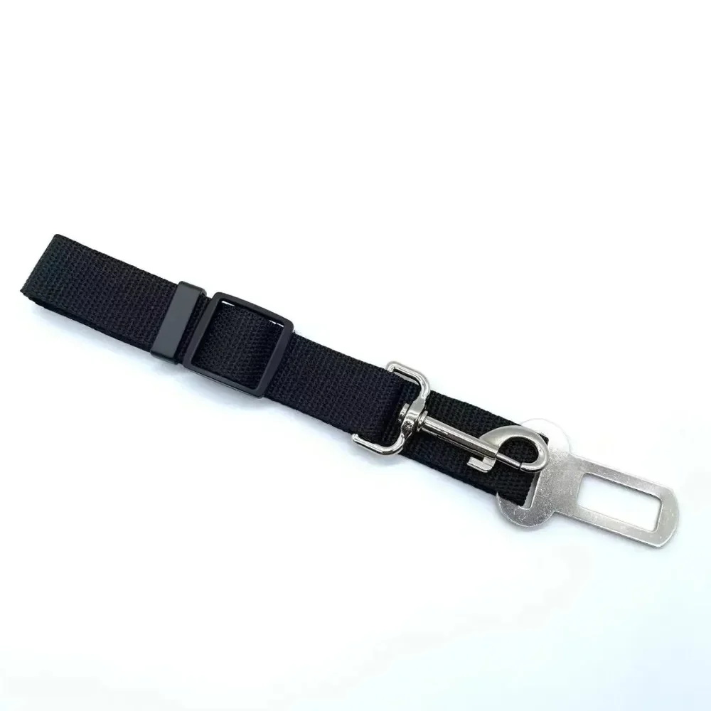 Harnais pour voiture chien - ceinture sombre élégance
