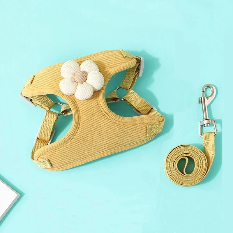 Harnais pour petit chien - fleur d'été