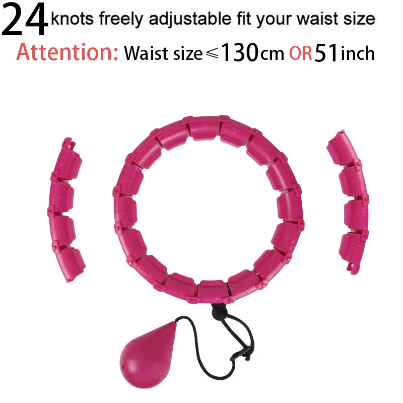 Hula hoop - ceinture magique rose
