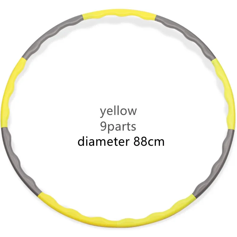 Hula hoop débutant - cercle enchanté jaune