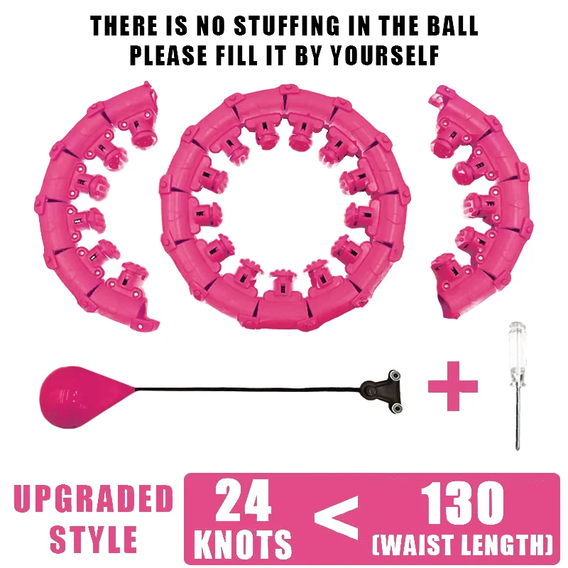 Cerceau hula hoop - boule rêveuse rose