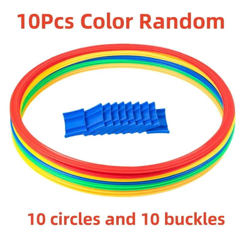 Jeu hula hoop - anneaux colorés